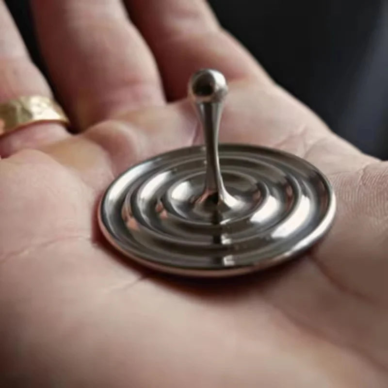 Rotating Water Drop Gyroscope Rotating Decorative Desktop Drip Tube Pressure Reducing Toy Gift Rotating Water Splash Gyroscope