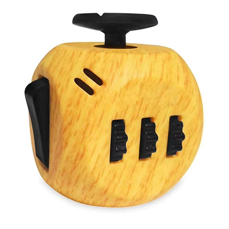 Fidget Cube EDC anti Stress Relief Toys Anxiety Antistress Sensory Fidgeting Dice Toy for Kids Adults Autism ADHD Focus 12 Sides