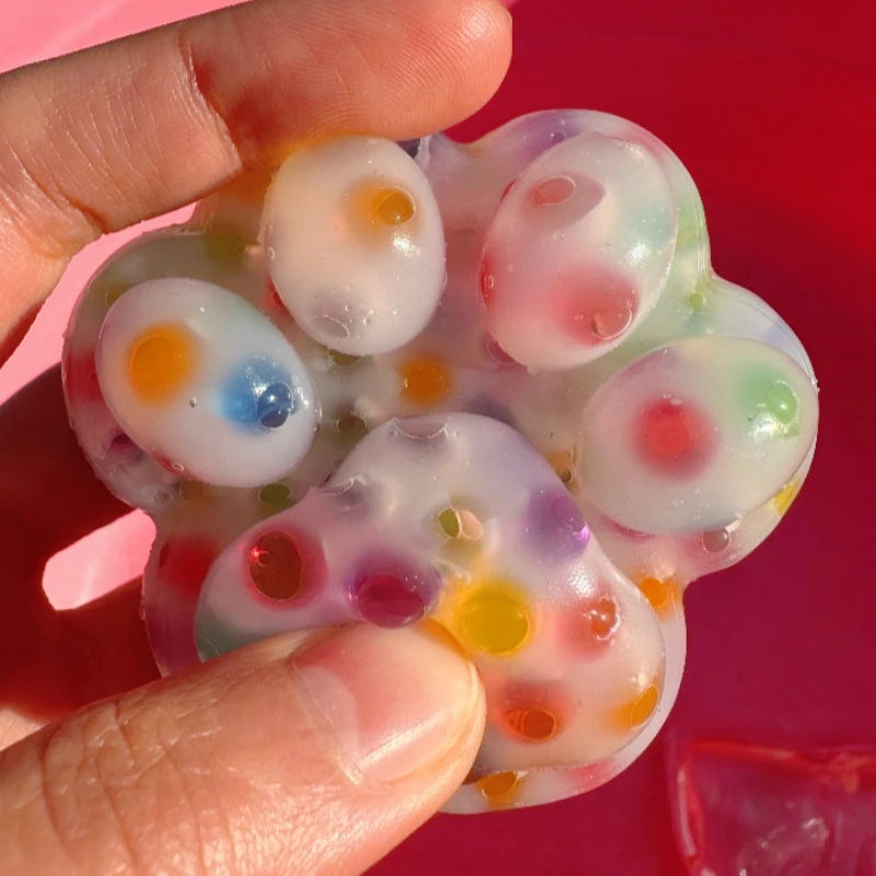 Squishy Cat Paws Poping Pimple Squeeze Toy Soft Cute Squeeze Blackheads Fidgets Toys for Adults Decompression Venting Gift