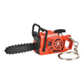 Red Chainsaw Keychain Stress Relief Toy for Keys Backpack Bag Realistic Sound Mini Chainsaw Toy Funny Gift Gadget Key Ring Chain