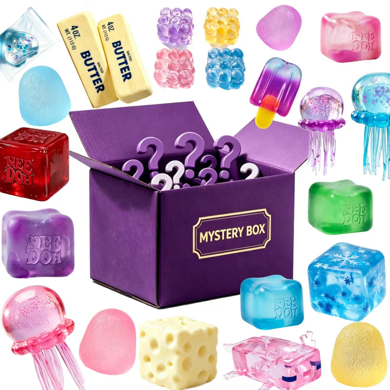 Daily Leisure Sensory Toy Surprise Blind Box Dr Pepper Nice Cube Flexible Pinch Decompression Cube Toy