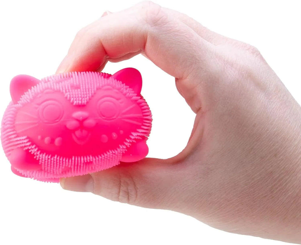 Needoh Fuzz Ball Wild Cats Series Desktop Ornament Stress Relief Toys Suitable for People under Pressure Fun Soft Stress Ball