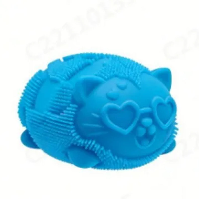 Needoh Fuzz Ball Wild Cats Series Desktop Ornament Stress Relief Toys Suitable for People under Pressure Fun Soft Stress Ball