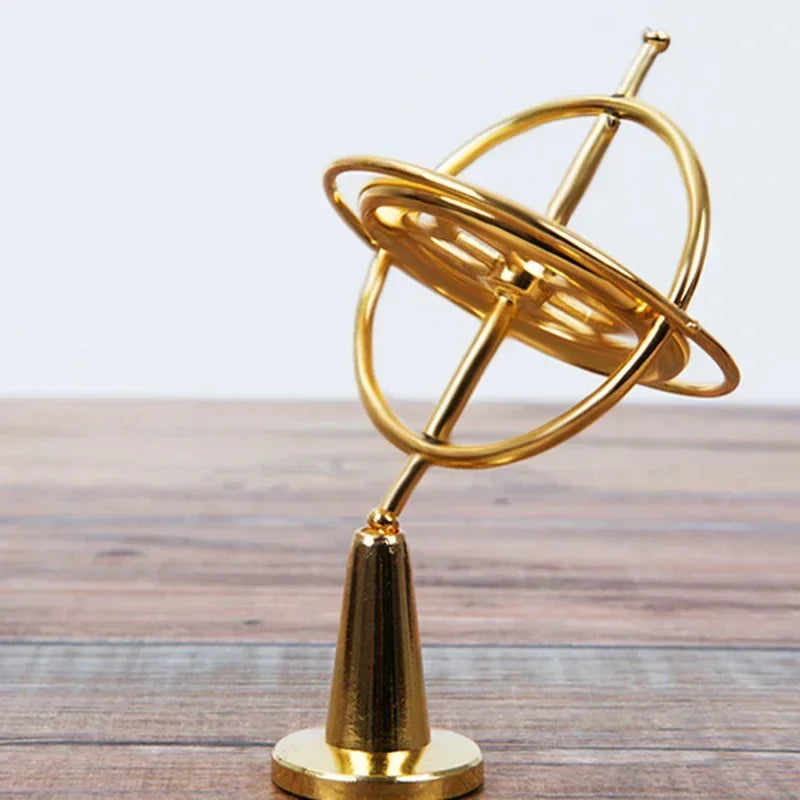 Anti-Gravity Finger Gyroscope Self-Balancing Gyroscope Stress Relief Spin Toy Decompression Educational Toy Metal Spinning Top