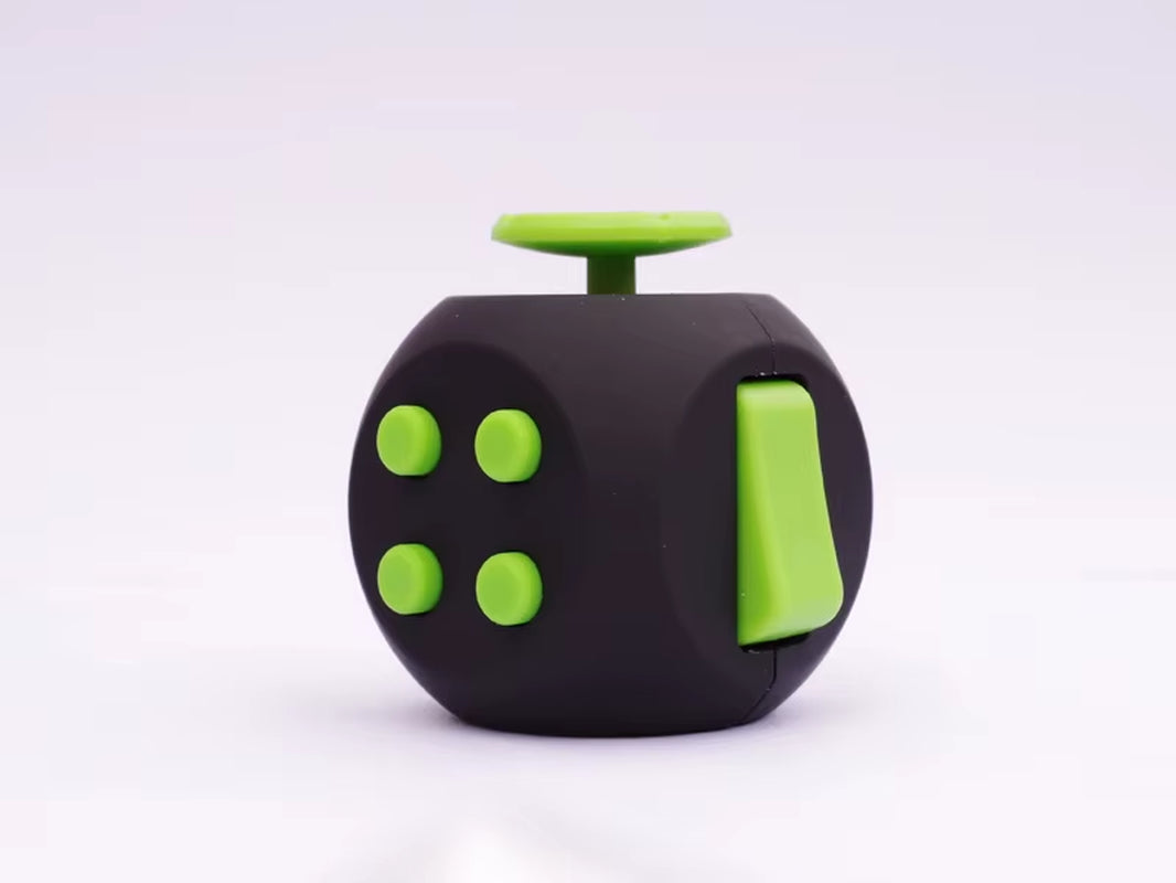 Fidget Cube EDC anti Stress Relief Toys Anxiety Antistress Sensory Fidgeting Dice Toy for Kids Adults Autism ADHD Focus 12 Sides