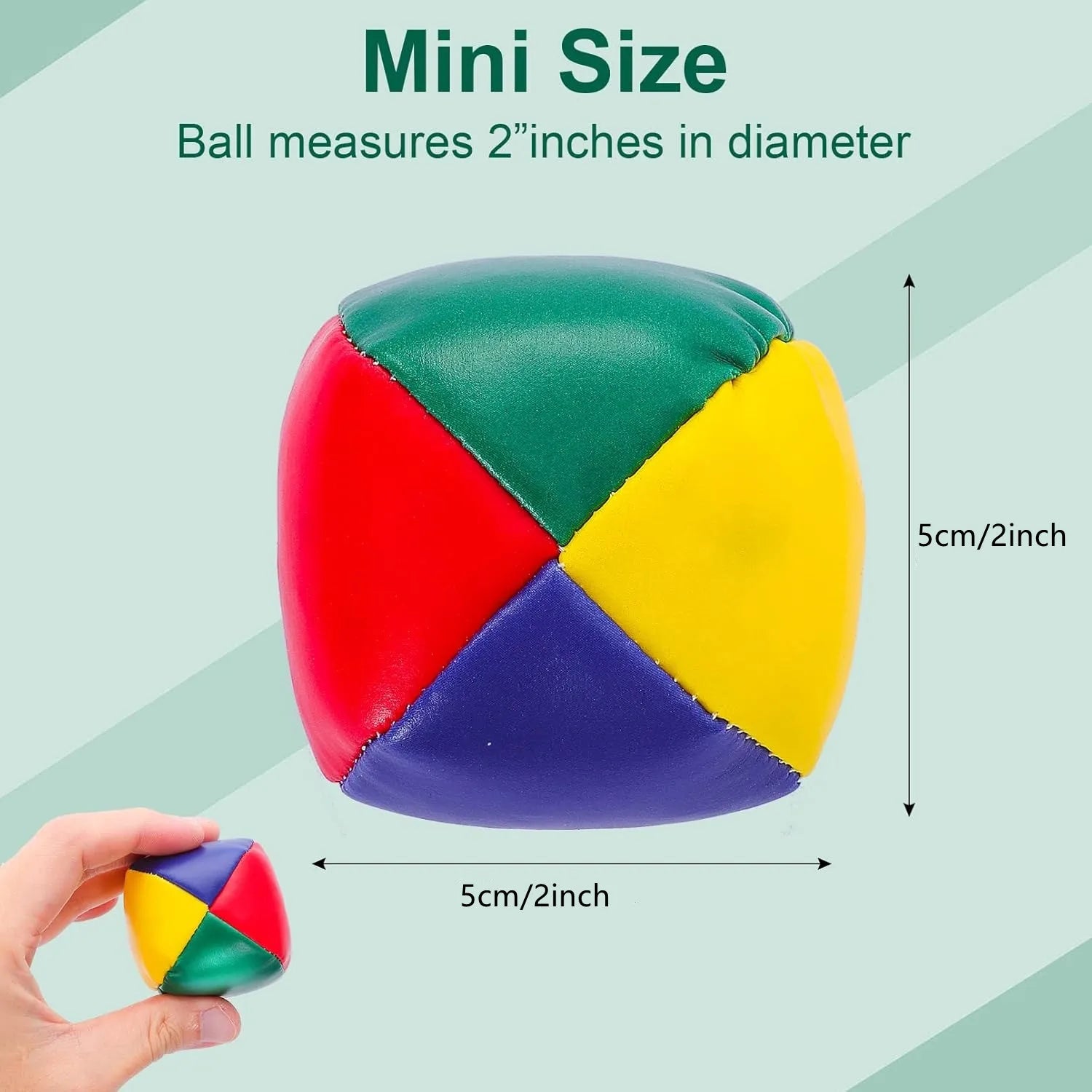 3PCS Smooth and Durable Juggling Ball Set for Beginners Circus Children Outdoor Sandbag Toys Parent-Child Interaction