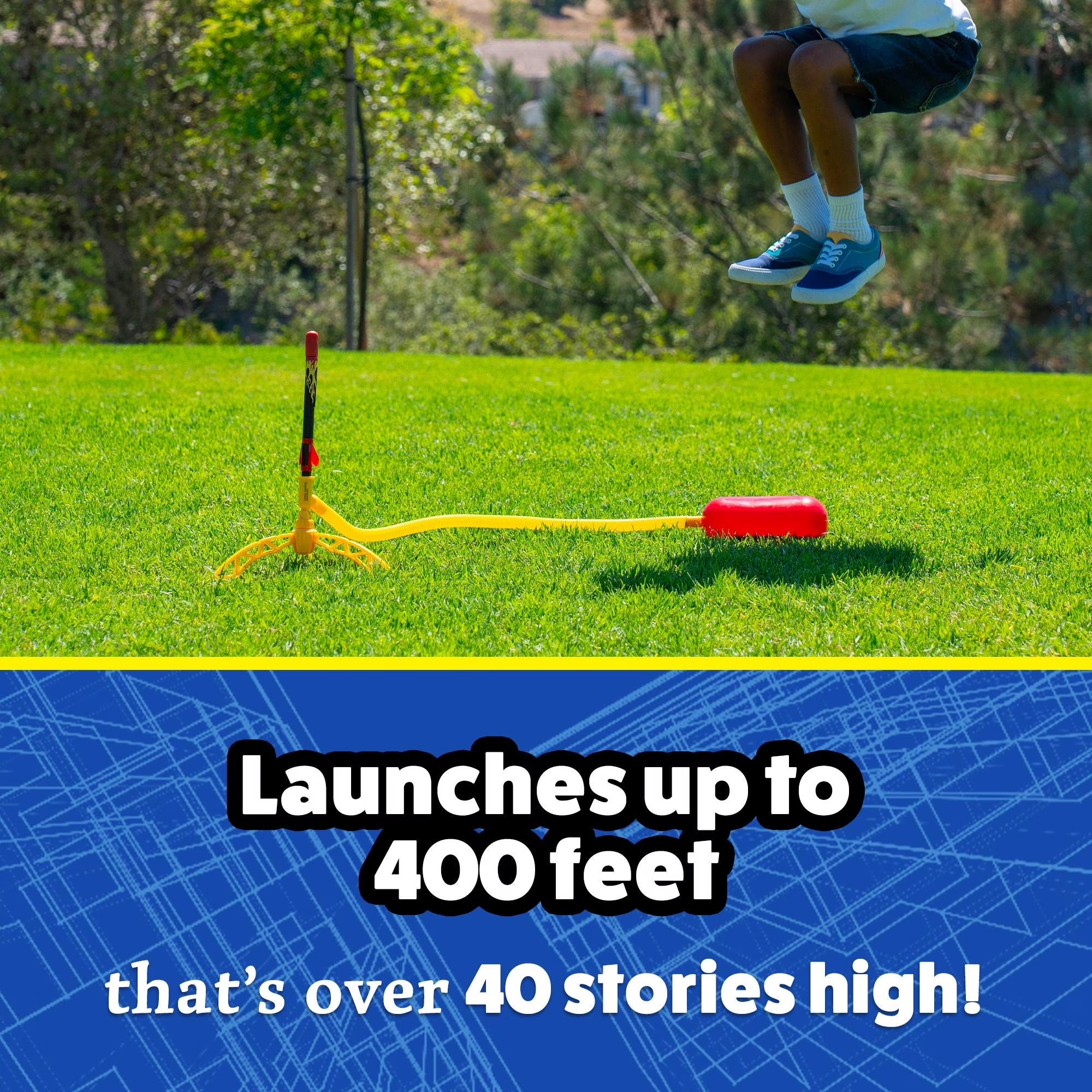 ® X-Treme, 6 Rockets - Outdoor Rocket Toy Gift for Boys and Girls-Comes with Rocket Launcher - Ages 9 Years and Up