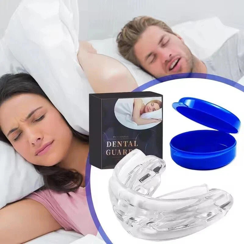 Stop Snoring Mouthpiece Sleep Apnea Guard Bruxism anti Snore Pure Grind Aid Tray