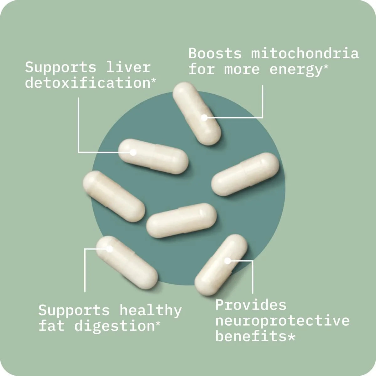 Bodybio TUDCA - Pure Tauroursodeoxycholic Acid Supplement - Support Bile Flow, Fat Metabolism & Liver Detox