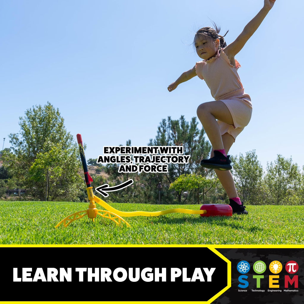 ® X-Treme, 6 Rockets - Outdoor Rocket Toy Gift for Boys and Girls-Comes with Rocket Launcher - Ages 9 Years and Up