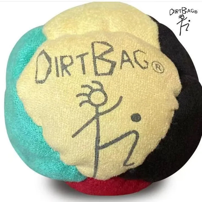 Sand-Filled 8-Panel Synthetic Suede Hacky Sack 3Pack W/ Carry Bag,Dirtbag Classic Footbag for Beginner & Pro Sports