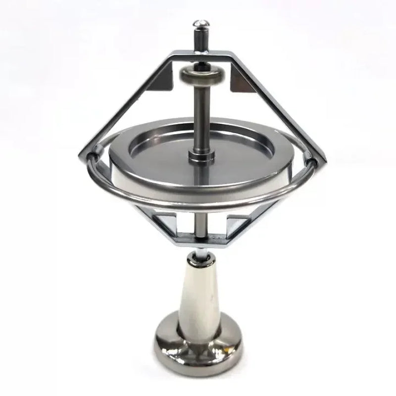 Metal Square Frame Mechanical Gyroscope Anti-Gravity STEM Physics Toy Training Stress Relief Decompression Toy Adults Gifts