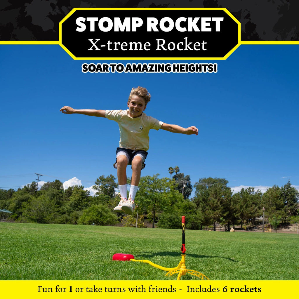 ® X-Treme, 6 Rockets - Outdoor Rocket Toy Gift for Boys and Girls-Comes with Rocket Launcher - Ages 9 Years and Up