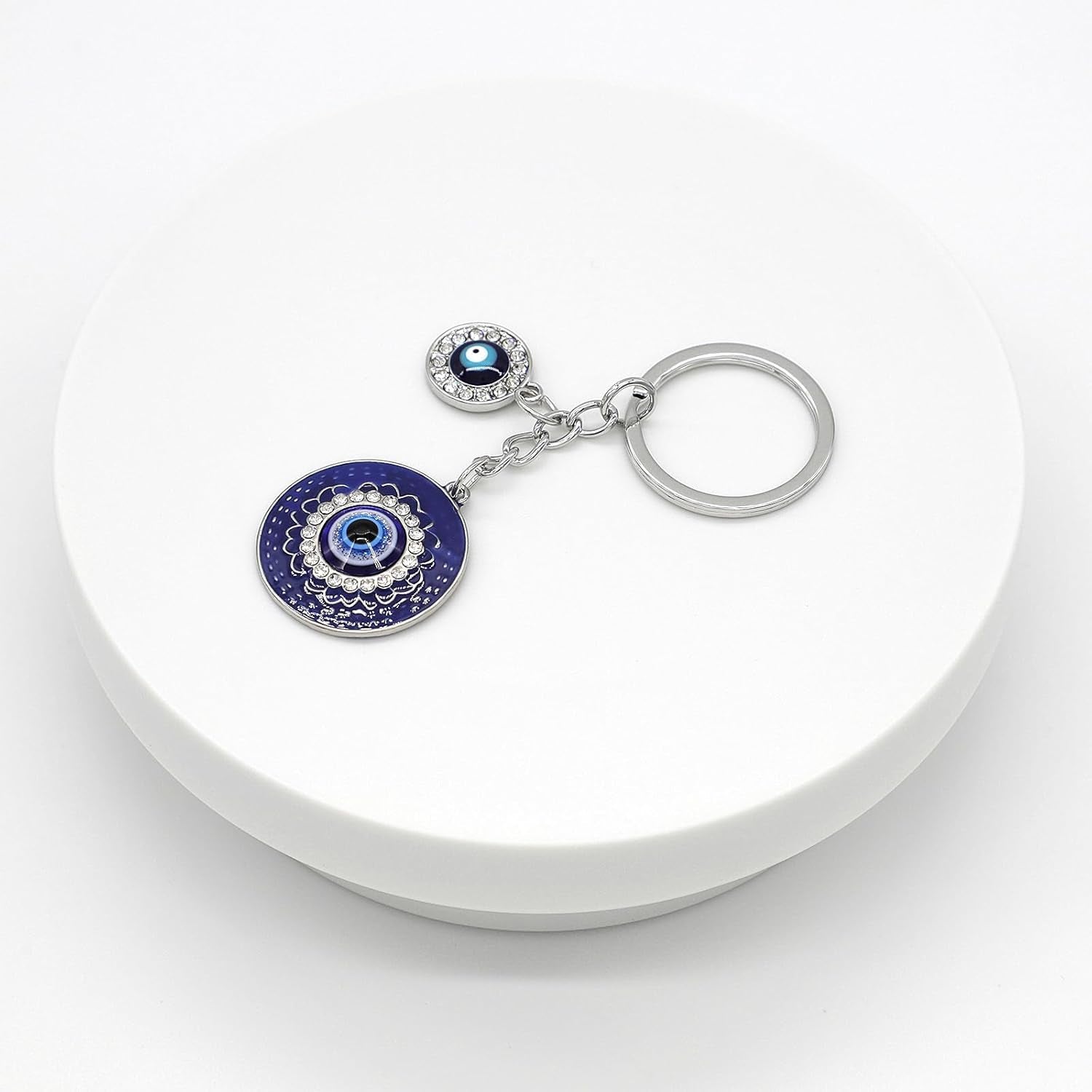 Evil Eye Keychains Bag Purse Keychains Good Luck Amulet Protection Charm Keychains for Women Men