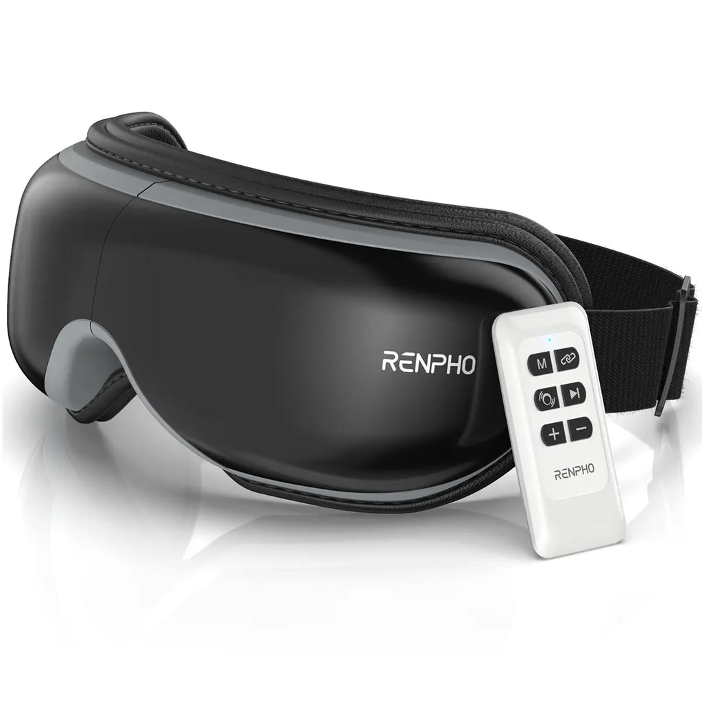 Transform Your Self-Care Routine with the RENPHO Eyeris 1 Eye Massager - Heat & Bluetooth for Ultimate Relaxation