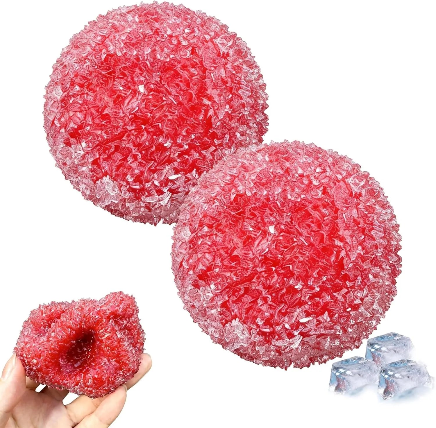Crunchy Squishy Stress Ball Waxberry Moldable Stress Ballsice Skin Fidget Sensory Toys Satisfying Squishy Relaxing Fidget