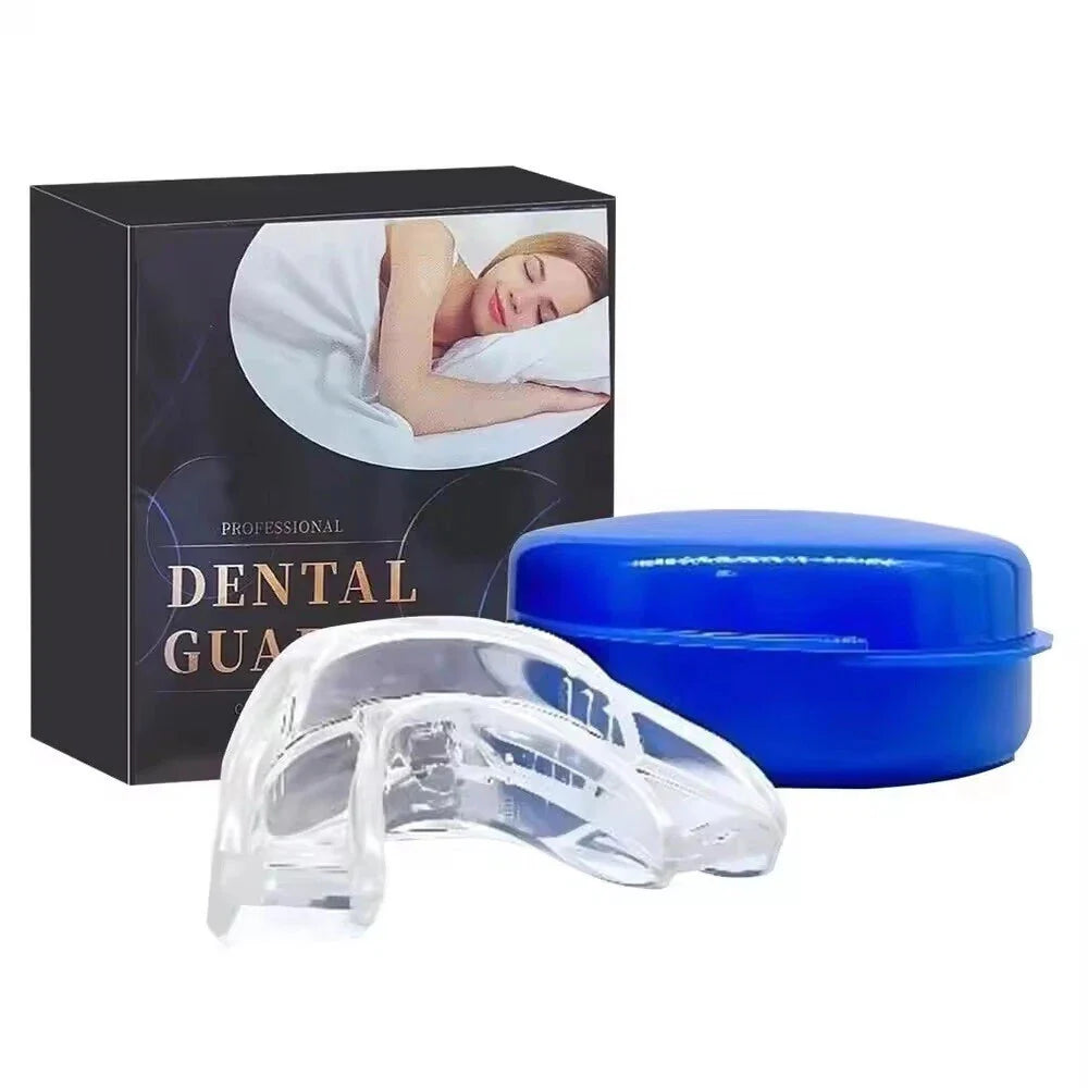 Stop Snoring Mouthpiece Sleep Apnea Guard Bruxism anti Snore Pure Grind Aid Tray