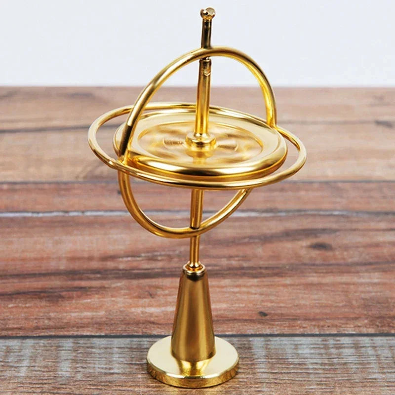 Anti-Gravity Finger Gyroscope Self-Balancing Gyroscope Stress Relief Spin Toy Decompression Educational Toy Metal Spinning Top