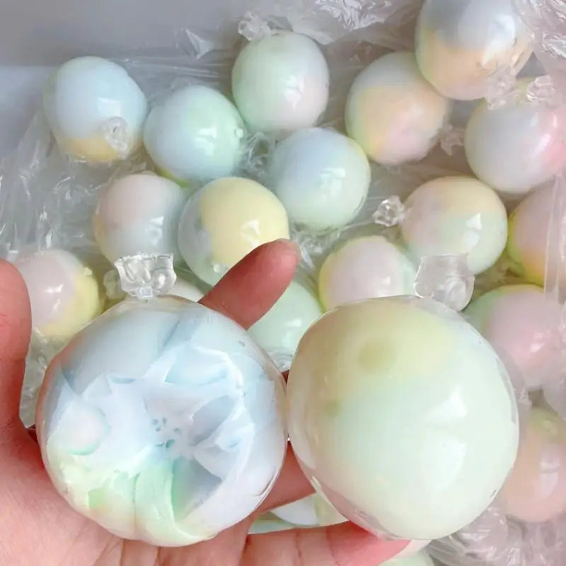 1Pcs Cracking Wax Ball Soft Decompression Toys Cantaloupe Chocolate Handmade Ball anti Stress Sensory Fidget Toy