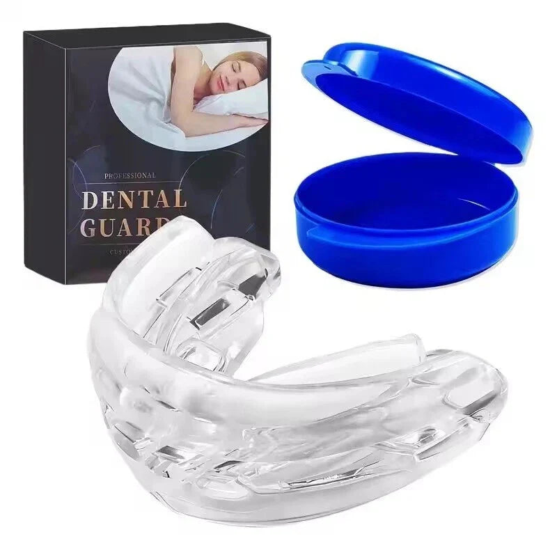 Stop Snoring Mouthpiece Sleep Apnea Guard Bruxism anti Snore Pure Grind Aid Tray