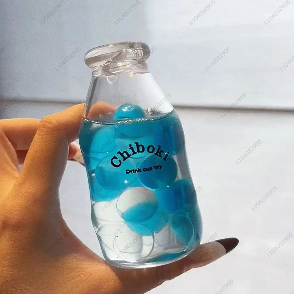 Marble Soda Bottle Fidget Toy Bottle Stress Ball Squishy Toy ASMR Sensory ADHD Autism anti Stress Relief for Kids & Adult Gifts
