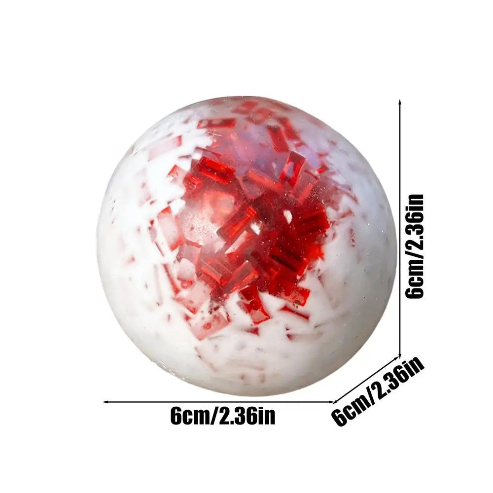 Crunchy Pressure Ball Crunchy Sand Stress Ball Soft Stress Fidget Noisy Squeeze Toy Slow Rising Stress Balls Sensory Fidget Toy