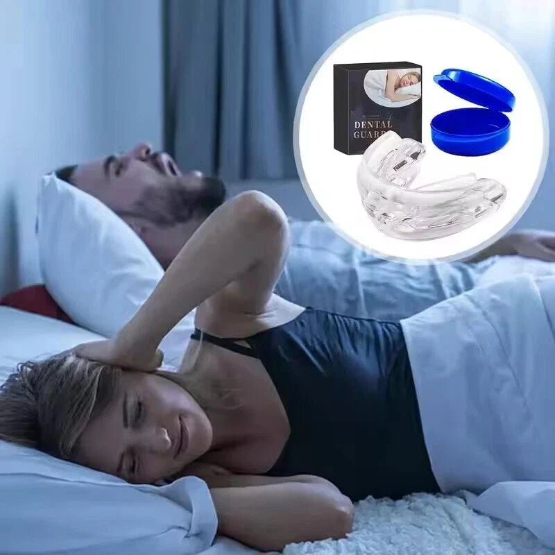 Stop Snoring Mouthpiece Sleep Apnea Guard Bruxism anti Snore Pure Grind Aid Tray