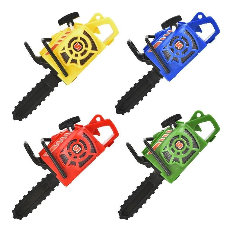 Red Chainsaw Keychain Stress Relief Toy for Keys Backpack Bag Realistic Sound Mini Chainsaw Toy Funny Gift Gadget Key Ring Chain