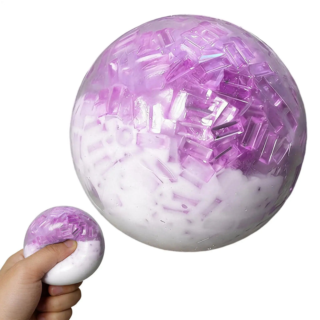 Crunchy Pressure Ball Crunchy Sand Stress Ball Soft Stress Fidget Noisy Squeeze Toy Slow Rising Stress Balls Sensory Fidget Toy