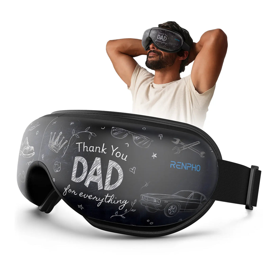 Transform Your Self-Care Routine with the RENPHO Eyeris 1 Eye Massager - Heat & Bluetooth for Ultimate Relaxation