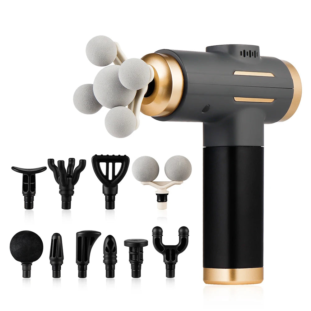 99-Level Electric Massage Gun - High-Frequency Vibration Device for Deep Tissue Muscle Relief in Arms and Legs