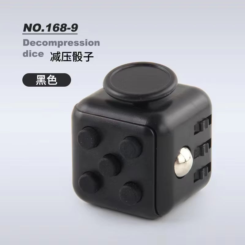 Solid Color Fidget Decompression Dice for Release Stress Autism Anxiety Relieve Adult Kids Stress Relief Anti-Stress Fingertip