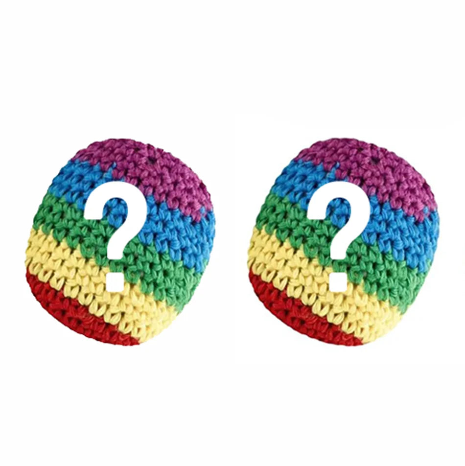 Soft Handmade Footbag Sacks Juggling Balls for Children Durable Sports Toy for Playground Activities