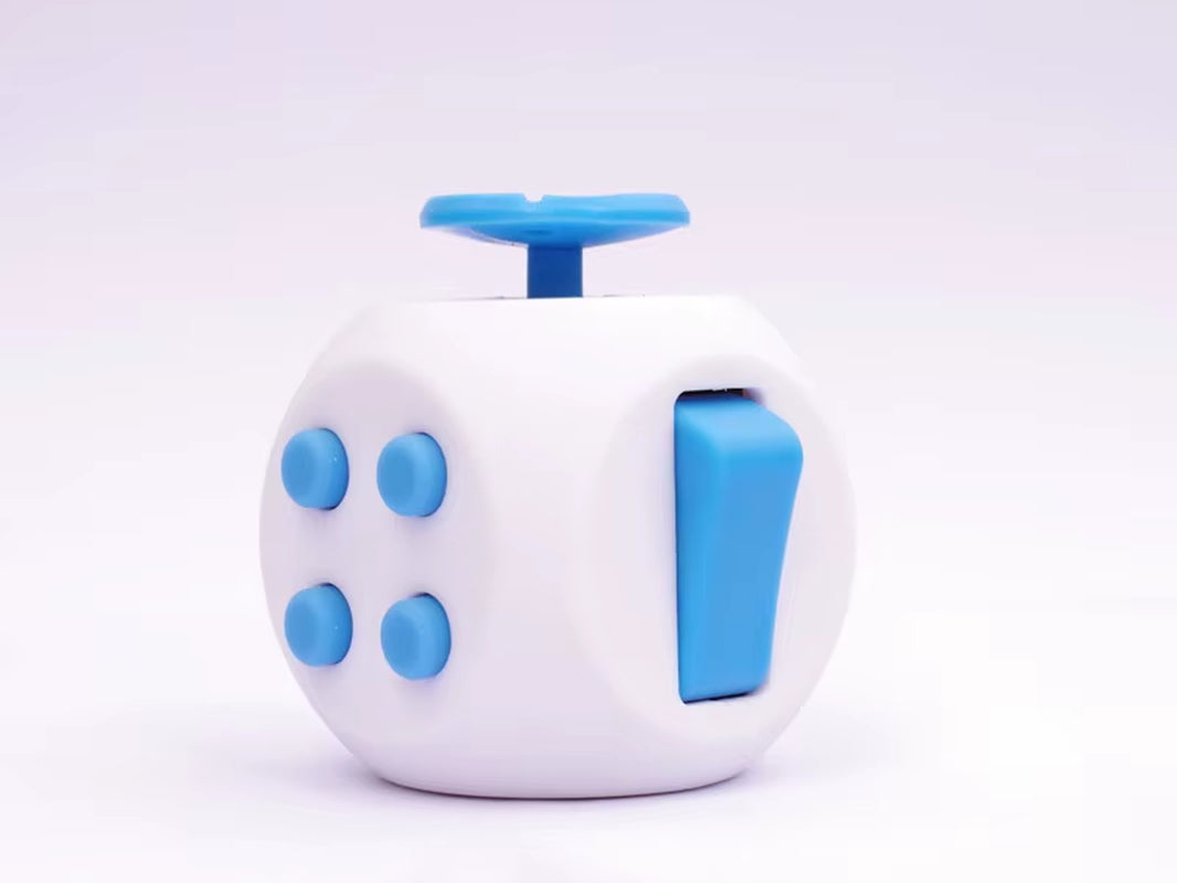 Fidget Cube EDC anti Stress Relief Toys Anxiety Antistress Sensory Fidgeting Dice Toy for Kids Adults Autism ADHD Focus 12 Sides