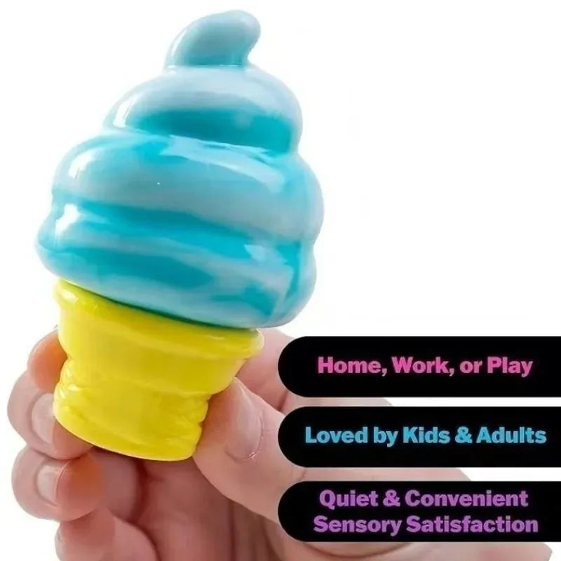 Ice Cream Shaped Decompression Needoh Nice Cream Cone Surprise Stress Relief Squeeze Party Gifts Ornaments