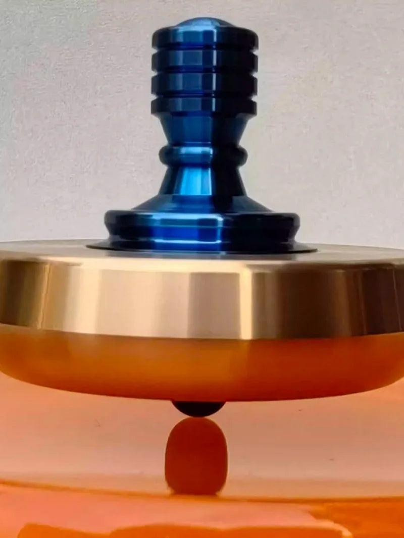 Spinning Top Gyro Metal Fidget Spinner Decompression Toy Hand Twisted Mechanical Gyroscope Office Spinner Ornaments Toys