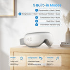 Transform Your Self-Care Routine with the RENPHO Eyeris 1 Eye Massager - Heat & Bluetooth for Ultimate Relaxation
