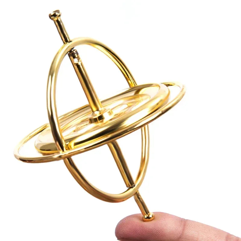 Anti-Gravity Finger Gyroscope Self-Balancing Gyroscope Stress Relief Spin Toy Decompression Educational Toy Metal Spinning Top