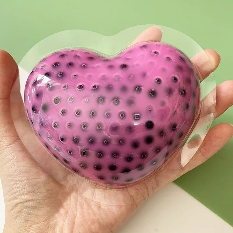 Love Squishy Pimples Squeeze Toy Pinch Love Pimples Anti-Pressure Fidget Toy Creative Stress Relief Vent Toy Decompress Gift