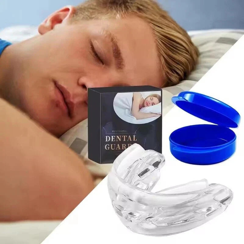 Stop Snoring Mouthpiece Sleep Apnea Guard Bruxism anti Snore Pure Grind Aid Tray