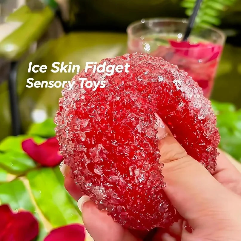 Crunchy Squishy Stress Ball Waxberry Moldable Stress Ballsice Skin Fidget Sensory Toys Satisfying Squishy Relaxing Fidget